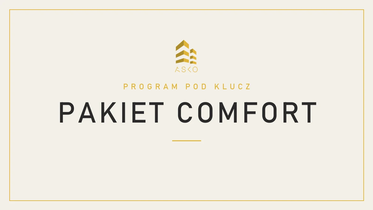 Pakiet Comfort - kuchnia w standardzie
